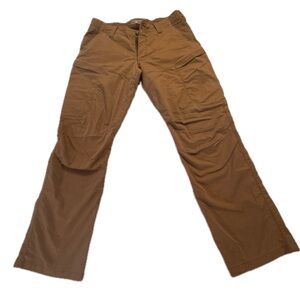 5.11 Tactical Pants Men's 36x32 Apex Canvas Cargo Brown Stretch Workwear 74434